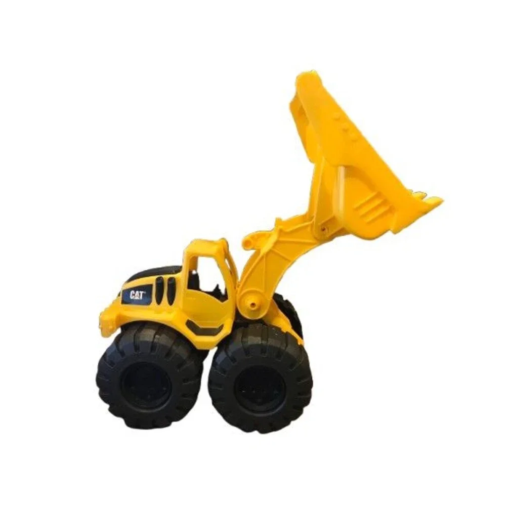 BULLDOZER • Caterpillar CAT Tough Tracks Construction Toy Yellow 7
